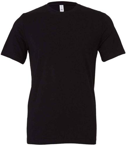 Canvas Unisex Crew Neck T - Black - L